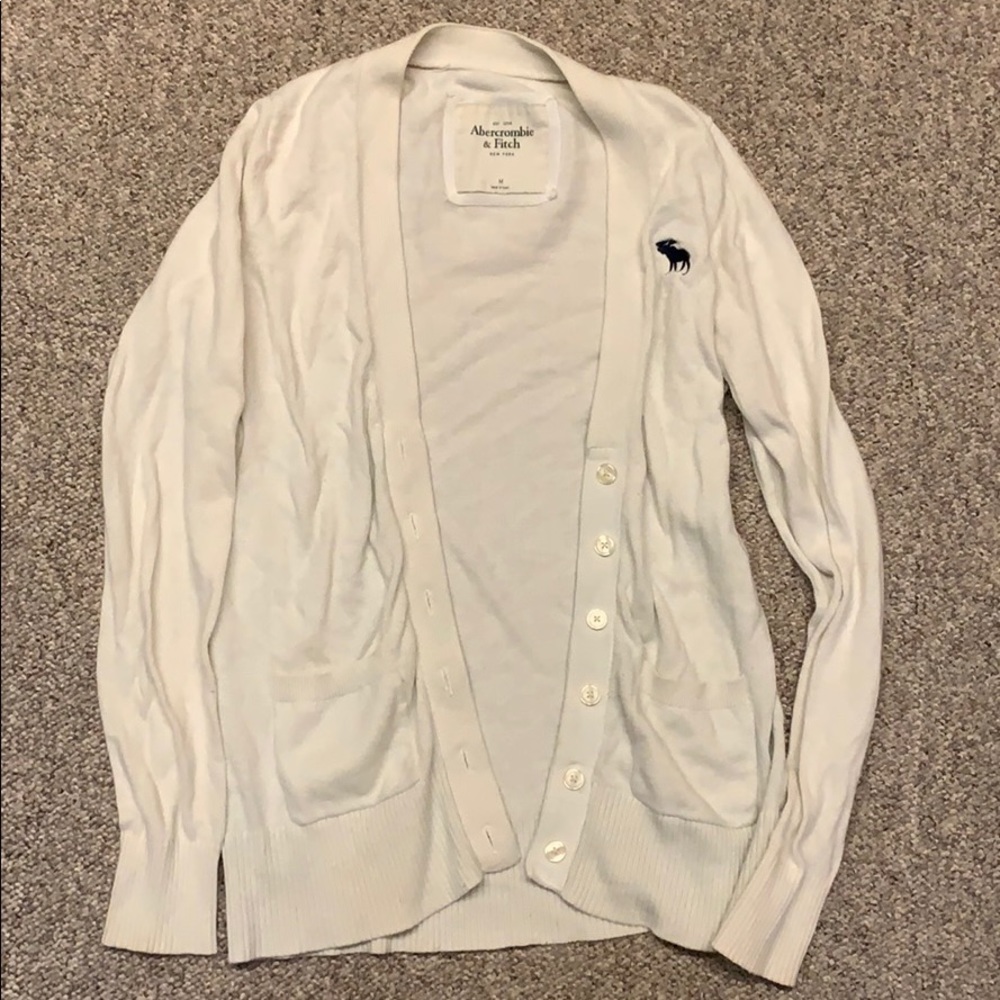Cream colored Abercrombie & Fitch Cardigan